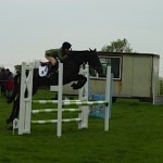 Holly & Petal on their way to a win in the Novice